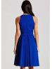 Hi Low Chiffon Beads Short Prom Dress  